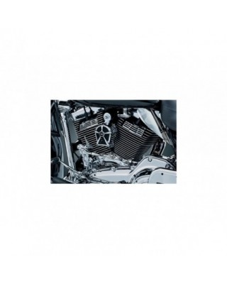 Mach 2 Horn Cover Black Chrome