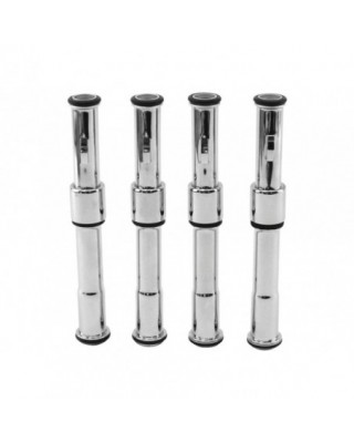 Pushrod Cover Kit Chrome