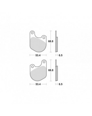 Organic Replacement Brake Pads