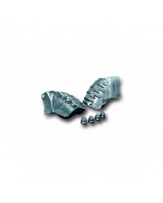 Chrome brake caliper cover