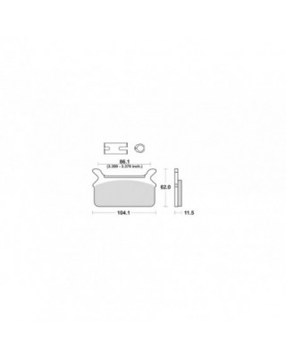Organic Replacement Brake Pads