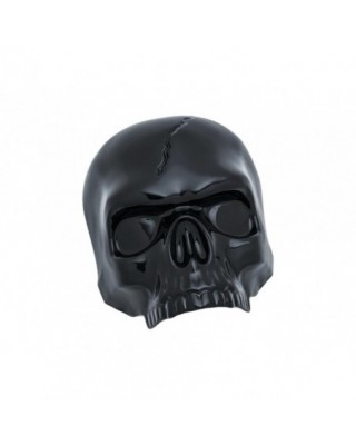 Skull Horn Cover Black Gloss