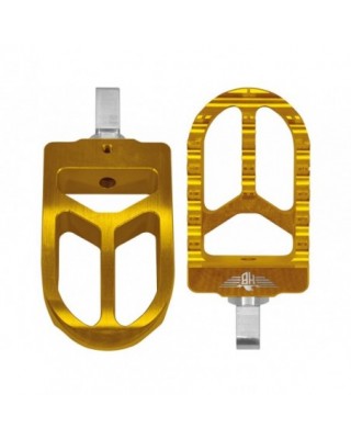 MX V2 Foot Pegs Gold Anodized
