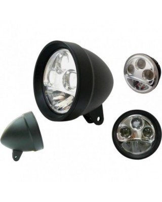5 3/4" Headlight Black LED