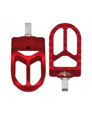 MX V2 Foot Pegs Red Anodized