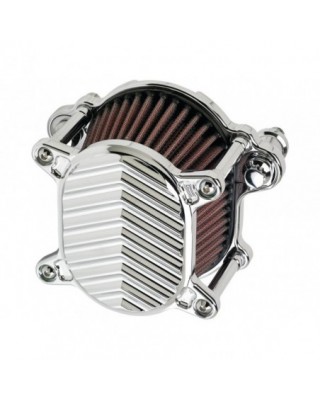 Omega V-Fin Air Cleaner Chrome
