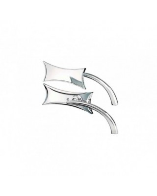 Four Point Micro Mirror Chrome