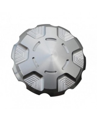 Techno Gas Cap Silver