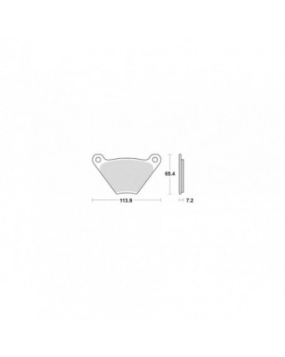 Organic Replacement Brake Pads