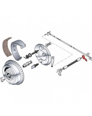 BRAKE SHAFT LEVER LEFT