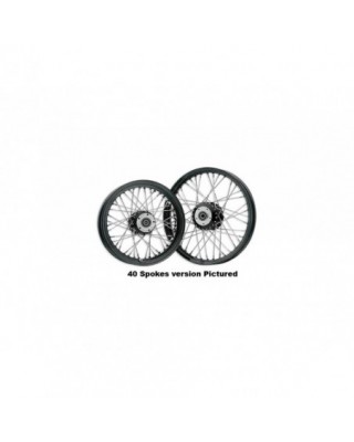 80-SPOKE 18X3.50 BLACK Wheels
