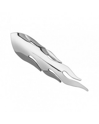 Flame Heat Shield Chrome 1,75"