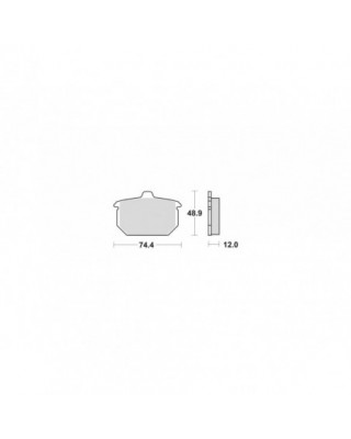 Organic Replacement Brake Pads
