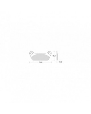 Organic Replacement Brake Pads