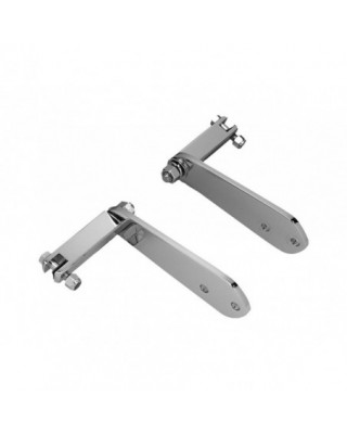 Highway Peg Brackets Chrome