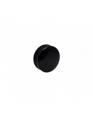 Round Air Cleaner Black