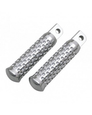 Dimpled Foot Pegs Chrome