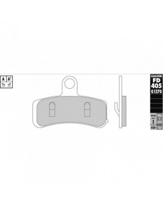 Sintered G1370/G1371 Brake Pad