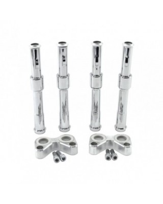 Pushrod Cover Kit Chrome