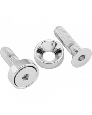 CHROME FORK TUBE BOLT Front...