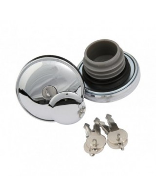 Lockable Gas Cap Set Chrome