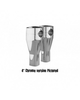Custom Round 3 Riser Chrome