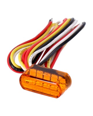 Fastline LED light, taillight with turn signal. Amber lens