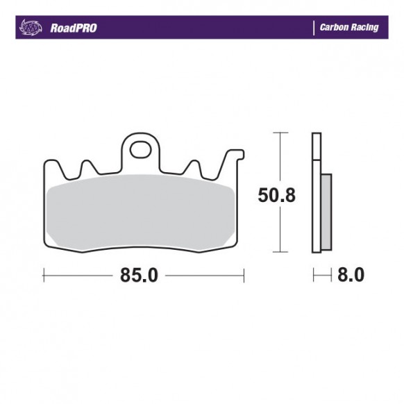 Moto-Master RoadPro front brake pads racing series. Carbon Rear: 18-22 LiveWire