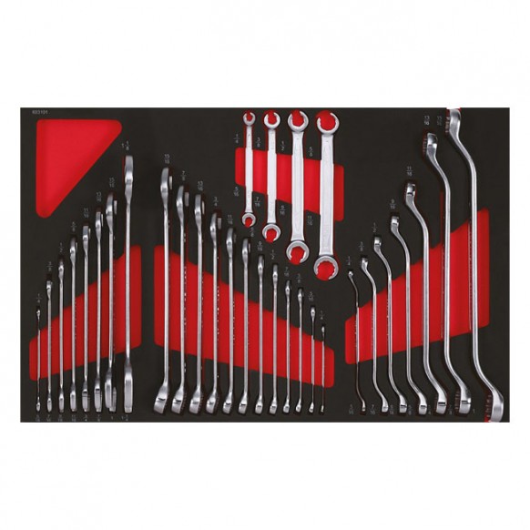 Sonic, wrench set 31-piece. US/SAE sizes