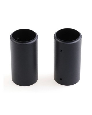 Cult-Werk, 2-piece upper fork cover kit Medium. Gloss black