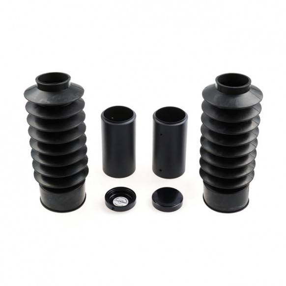 Cult-Werk, 6-piece fork tube cover kit Medium. Gloss black