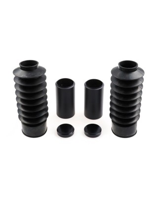 Cult-Werk, 6-piece fork tube cover kit Medium. Gloss black