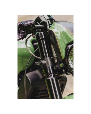 Cult-Werk, 'Shorty' 3-1 taillight / turn signal combo. Black