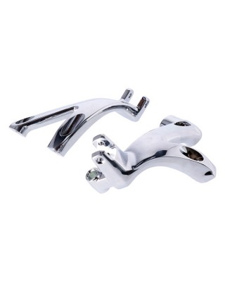 M8 Softail floorboard to footpeg conversion brackets 18-23 Softail with floorboards