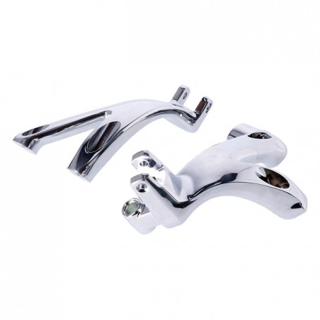 M8 Softail floorboard to footpeg conversion brackets 18-23 Softail with floorboards