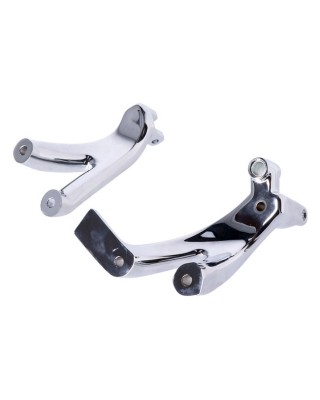 M8 Softail floorboard to footpeg conversion brackets 18-23 Softail with floorboards