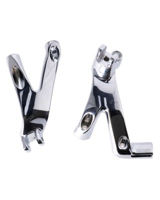 M8 Softail floorboard to footpeg conversion brackets 18-23 Softail with floorboards