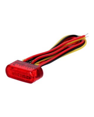 Fastline LED light, taillight with brake light. Red lens