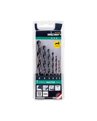 Alpen, Sprint master drill set 5 pieces