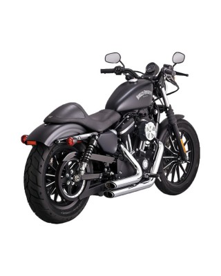 Vance & Hines, Shortshots staggered PCX exhaust. Chrome 14-22 XL Sportster (excl. 21-up RH Sportster models) (NU)