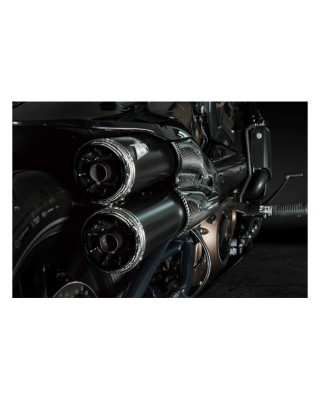 Zard, Sportster S Top Gun exhaust system. Matte black 21-23 Sportster S RH1250S