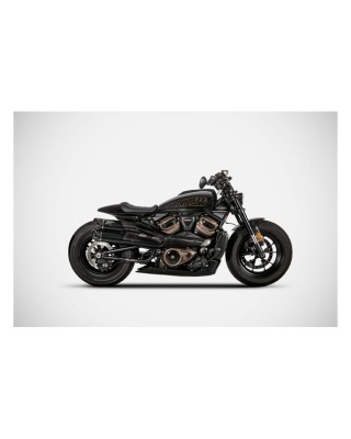 Zard, Sportster S GT exhaust system. Matte black 21-23 Sportster S RH1250S
