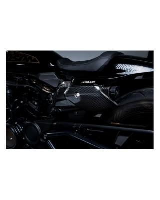 Zard, carbon radiator cover and side panel kit 21-23 Sportster S RH1250