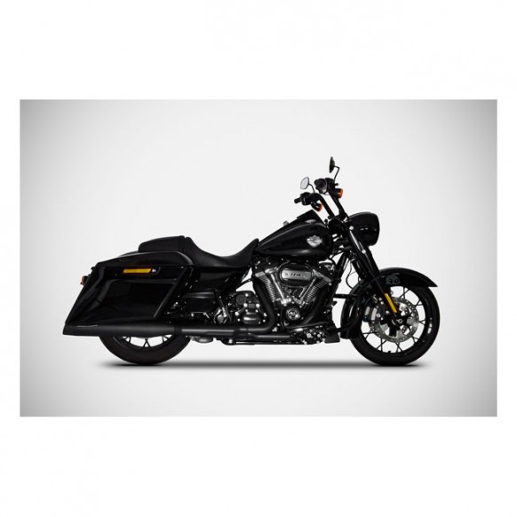 Zard, Inox Touring slip-on mufflers. Matte black 21-23 Touring with 107/114" engine