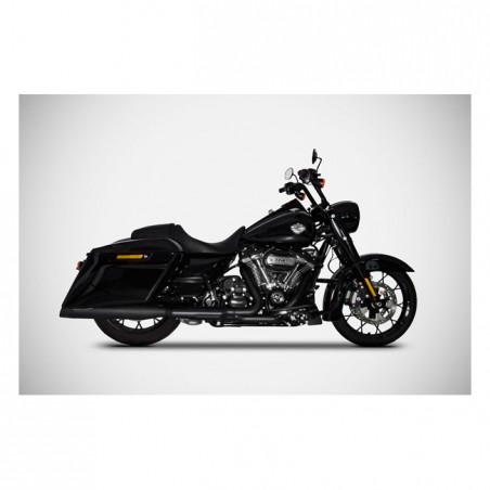 Zard, Inox Touring slip-on mufflers. Matte black 21-23 Touring with 107/114" engine