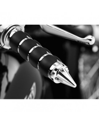 Stiletto Grip End Caps Chrome