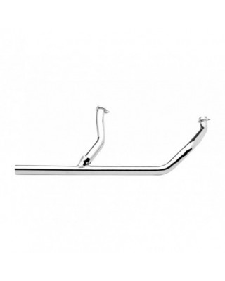 Collecteur 2 en 1 Chrome 1,75"