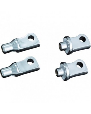 Splined Peg Adapters Chrome