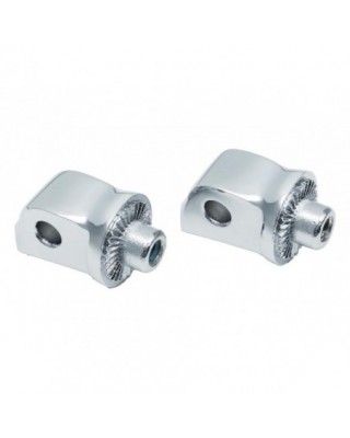 Splined Peg Adapters Chrome