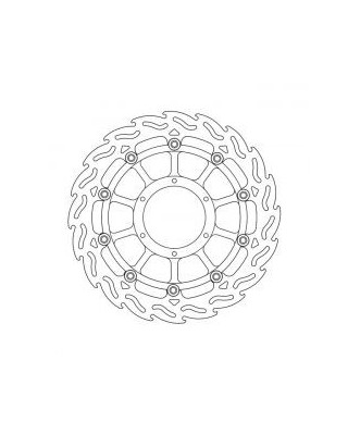 Rotor de freno flotante de...
